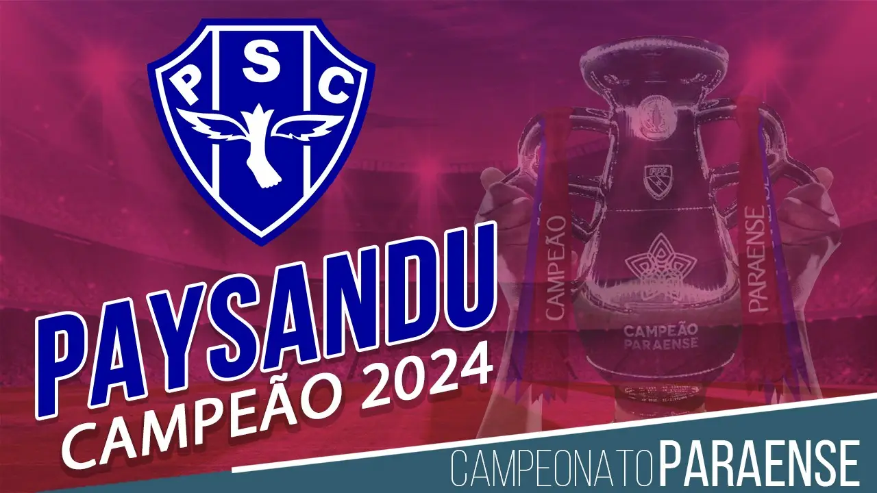 É fim de jogo no Mangueirão. Pode gritar, Fiel. O Paysandu é campeão paraense de 2024. Festa alviazul no Mangueirão.