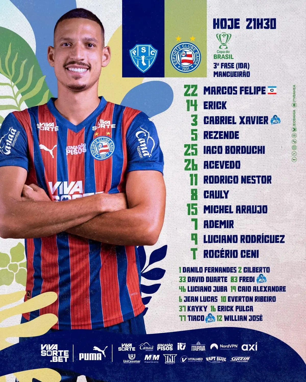Bahia escalado!