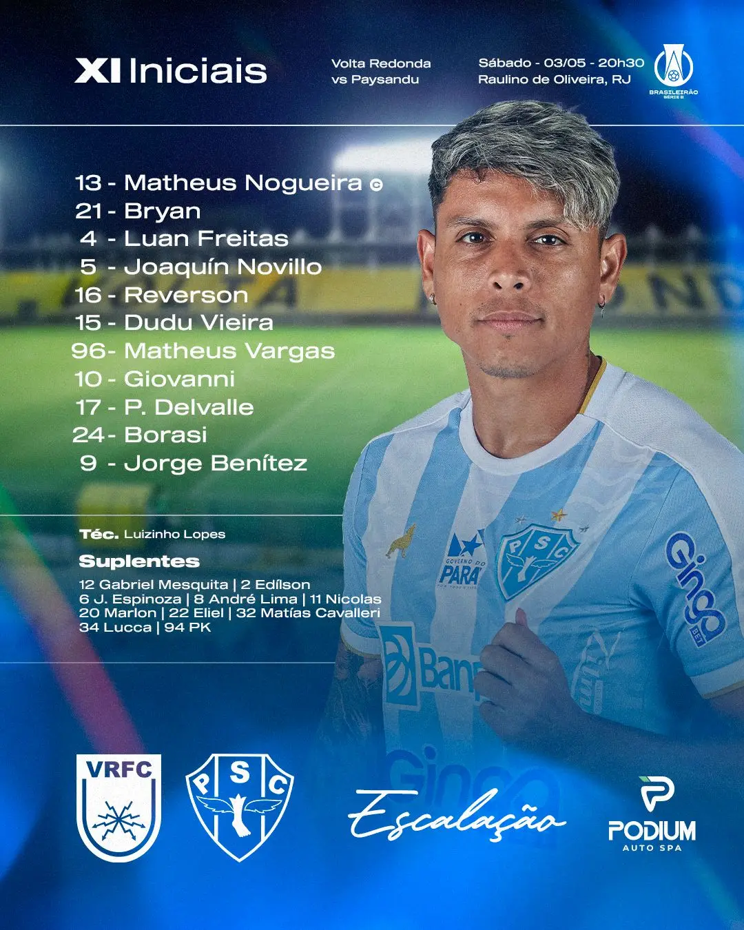 Pra cima, Papão! É vencer ou vencer!