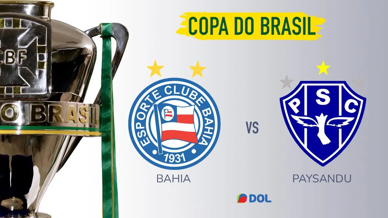 O Paysandu visita o Bahia na Arena Fonte Nova em busca da vaga nas oitavas de final da Copa do Brasil e de R$ 3.638.250 em premiação.