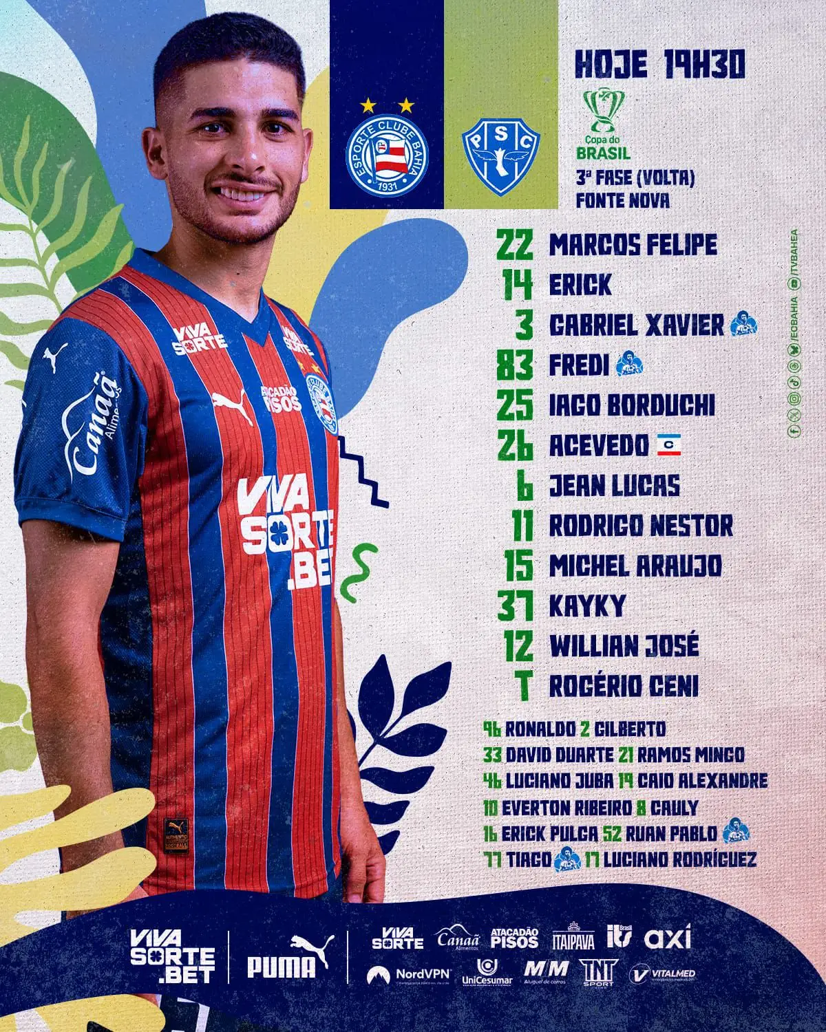 Bahia escalado!