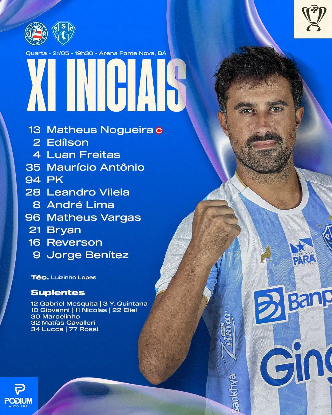Paysandu escalado!