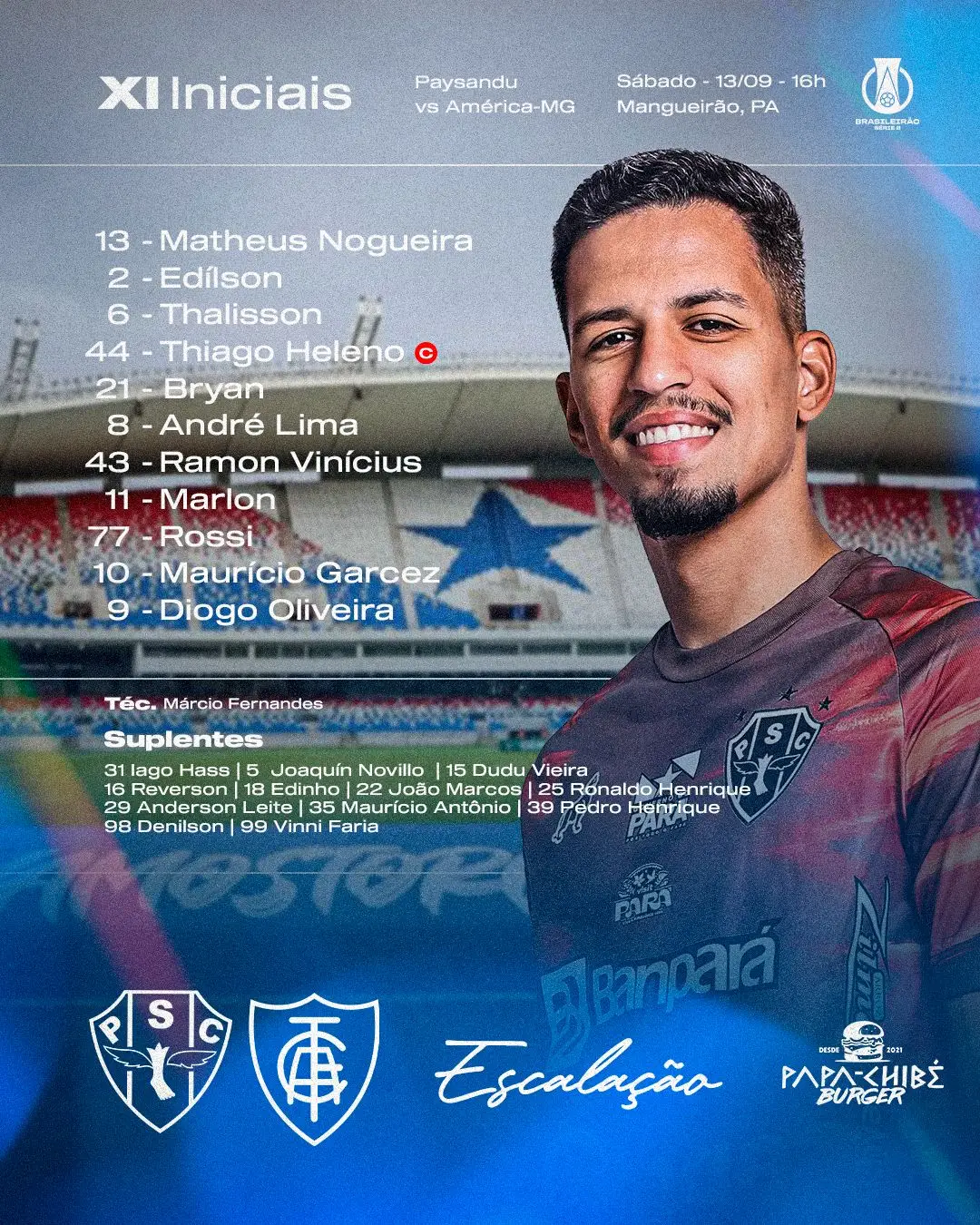 Papão escalado