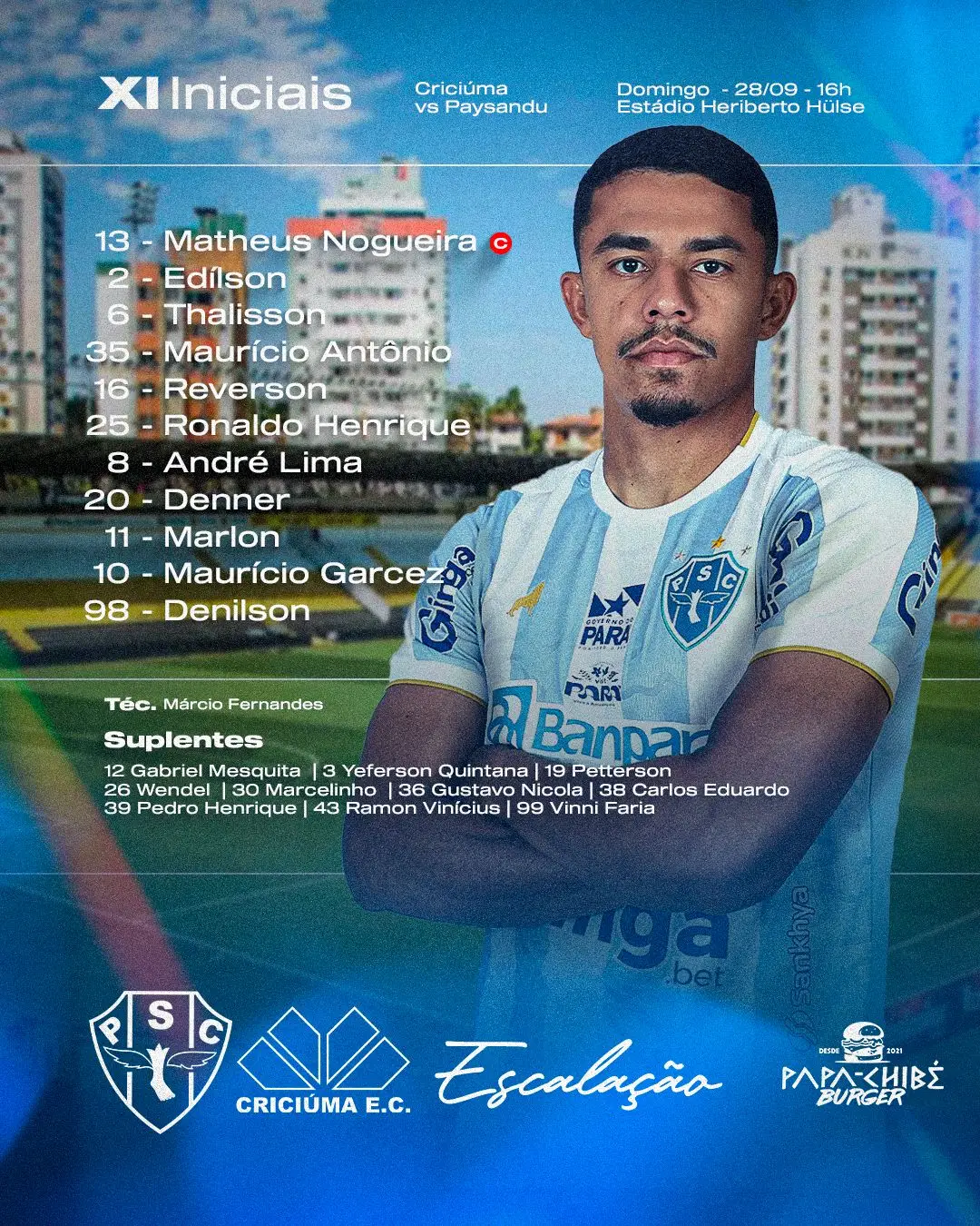 Papão escalado