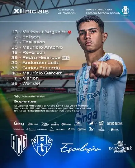 Papão definido para a partida