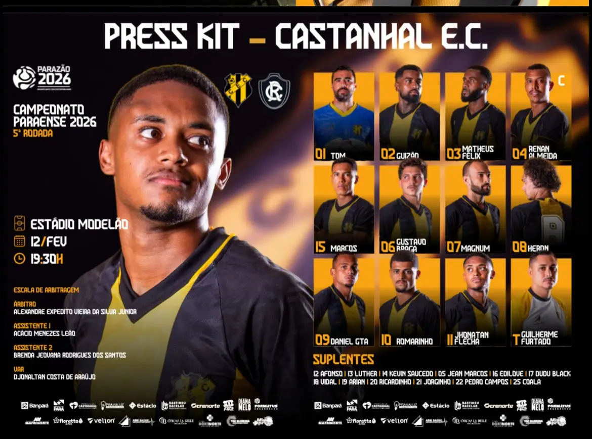 Castanhal escalado para enfrentar o Remo