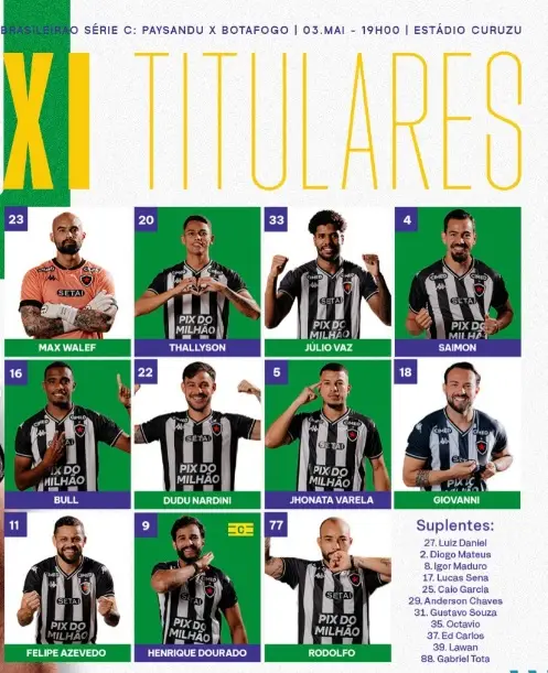 Fogão paraibano também definido para o jogo